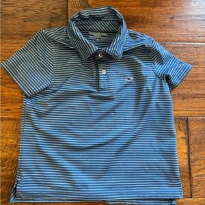 Vineyard Vines Blue Striped Polo Shirt